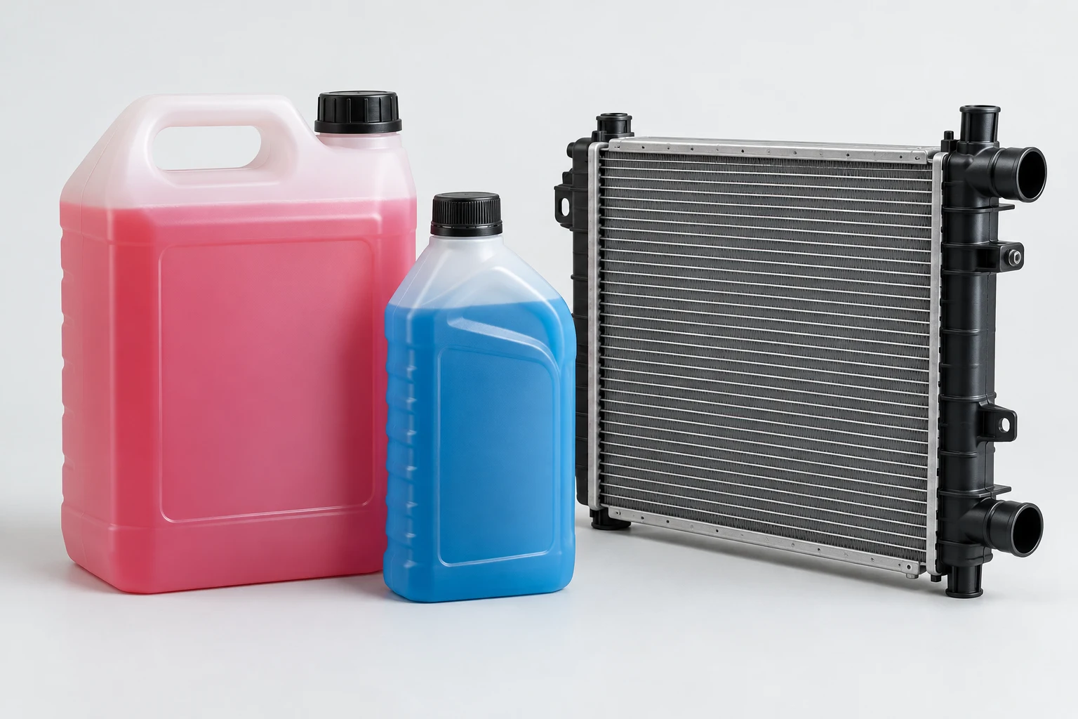 Illustrative industrial fluid formulations for the intended material application