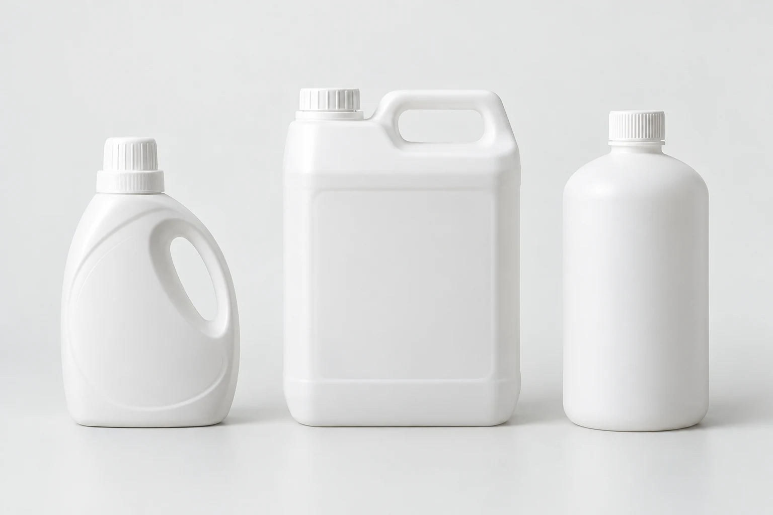 Illustrative bottles and packaging for suitable polypropylene grades